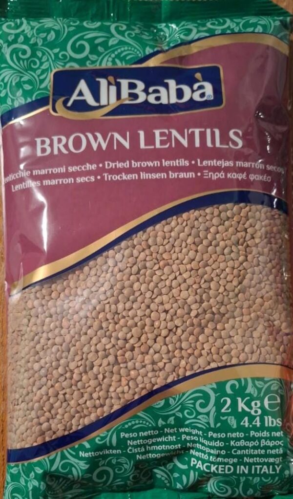 AliBaba Brown Lentils 2kg